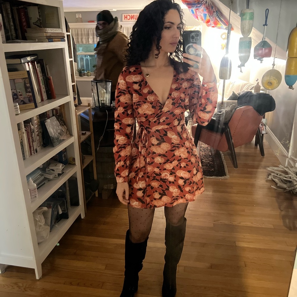 Obey wrap dress